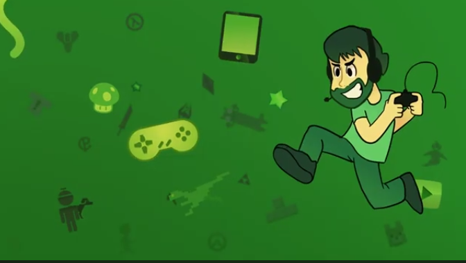 Ilustração de pessoas jogando videogame juntas